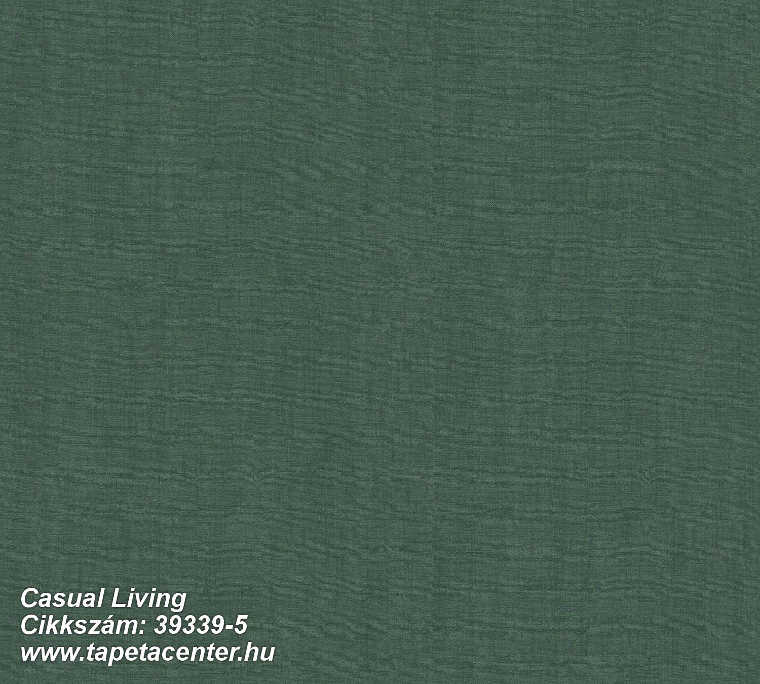 Egyszínű,zöld,illesztés mentes,lemosható,vlies tapéta 